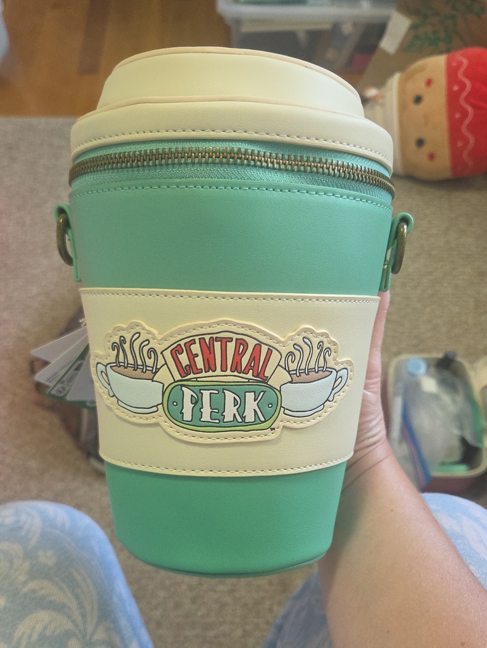 Friends Loungefly Mint & Cream Central Perk Crossbody Bag
